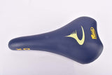 NOS Blue & Yellow / Green ish Pinarello labled Selle Italia XO Saddle from the 2000s