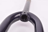 26" Dark Blue MTB Steel Fork with Eyelets for Fenders and Rack