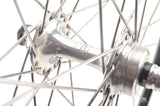 Wheelset with Rigida 20 SI clincher rims and Campagnolo Chorus #722/101 hubs from the 1980s