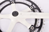 NOS/NIB Miche Competition Leader Crankset (Guarnitura Speciale) with 52/42 teeth in 170mm with  french pedal thread from the 1980s - defective