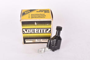 NOS/NIB Soubitez 1 Dynamo Linksanbau (rechtsschwingend, Seitenläufer) right swinging left mount side running dynamo generator from the 1970s - 1980s