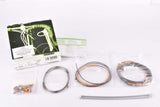 NOS/NIB Nokon Konkavex roadbike shifting cable set with gold aluminum housing for Campagnolo & SRAM (#KON 080 23)