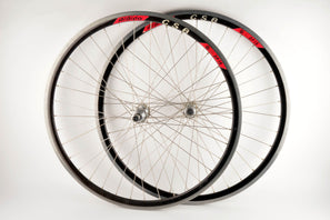 Wheelset with Regida CSB DP18 clincher rims and Campagnolo Chorus hubs from the 1980s