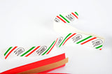 NOS/NIB 3ttt darkred handlebar tape with silver end plugs from the 1980s