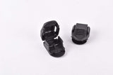 NOS black Pedal Strap end Caps to clip on