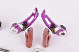 NOS purple anodized Tektro extra light weight #865a Cantilever Brake Set from the 1990s