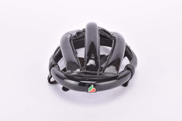 NOS black Brancale danish leather helmet in size 60