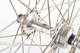 Wheelset with Campagnolo Victory Crono tubular rims and Campagnolo Record #1034 hubs from the 1980s