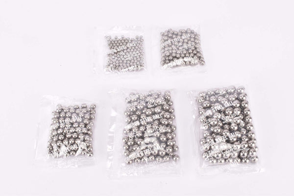 steel bearing balls (1/8" / 5/32" / 3/16" / 7/32" /  1/4")