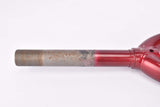 NOS 28" Dark Red Trekking Steel Fork with Eyelets for Fenders, Rack and Low Rider