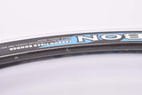 NOS Black Xero X-Carbon carbon fibre reinforced clincher rim set in 700c/622mm with 16 an 20 holes