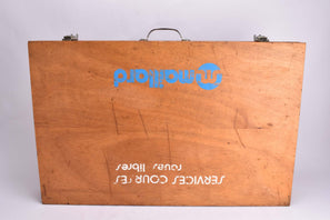 Empty Maillard 700 Services Course Roues Libres Freewheel Sprockets, Cogs and Parts Box (wooden case)