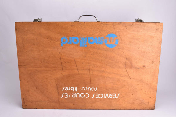 Empty Maillard 700 Services Course Roues Libres Freewheel Sprockets, Cogs and Parts Box (wooden case)