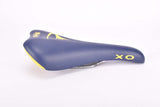 NOS Blue & Yellow Pinarello labled Selle Italia XO Saddle from the 2000s