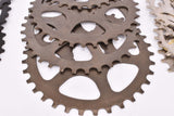 Bunch of NOS Shimano 5-speed, 6-speed and 7-speed Uniglide (UG) Cogs / Cassette Sprockets with various teeth and finish from the 1970s / 1980s