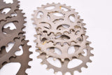 Bunch of NOS Shimano 5-speed, 6-speed and 7-speed Uniglide (UG) Cogs / Cassette Sprockets with various teeth and finish from the 1970s / 1980s