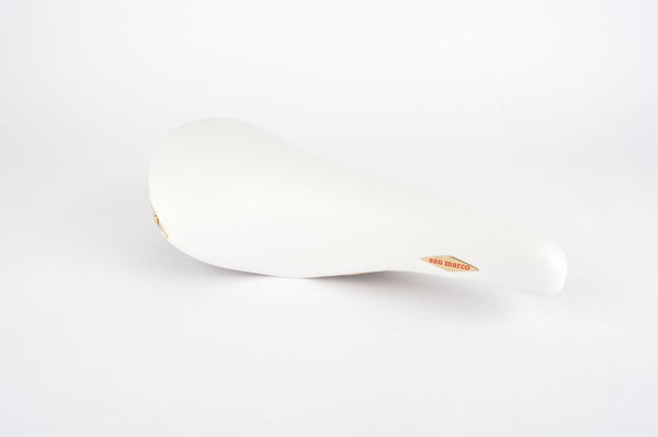 Selle San Marco Rolls Leather Saddle Smooth Leather/White