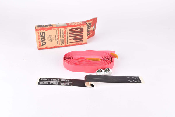 NOS Silva Grippy handlebar tape in pink from the 1990s