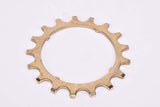 NOS Suntour Pro Compe #A (#5) 5-speed and 6-speed Cog, golden steel Freewheel Sprocket with 17 teeth from the 1970s - 1980s