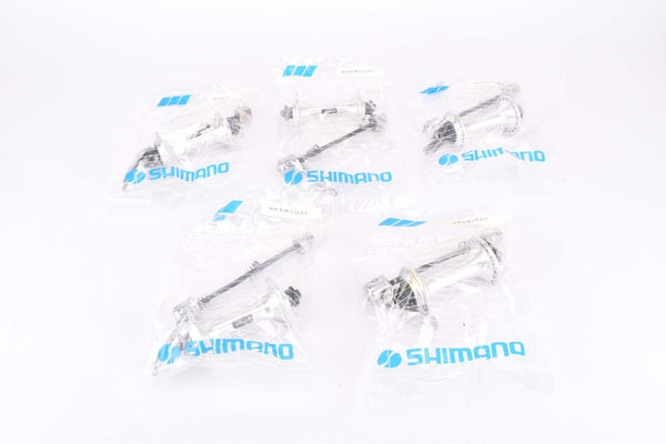 Bunch of NOS Shimano Exage #HB-RM50-AF front hubs (5 pcs) with 36 holes from the 1990s
