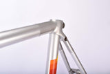 Peugeot A 300 Cosmic vintage aluminum road bike frame in 62 cm (c-t) / 60.5 cm (c-c) with Aviatube Dural tubing from 1987