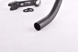ITM Milliennium Ergal 7075 Anatomic 46 double grooved Handlebar Set in size 44cm (c-c) with ITM Millenium CNC Ergal 7075 1 1/8" ahead headset with 25.4mm clamp size, from the 2000s