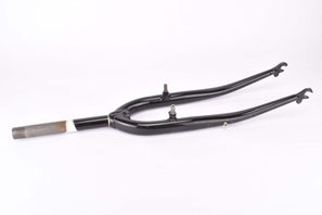 28" Black Trekking Steel Fork with Eyelets for Fenders and Low Rider