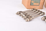 NOS Set of 10 Vintage Brevillier-Urban Vienna (Bundu) Nickel plated front Hub Spare Axle Unit #562 with Cones and Locknuts