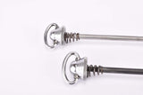 Campagnolo post CPSC quick release set Record and Super Record, #1001/3 and #1006/8x6 front and rear Skewer from the 1970s - 1980s