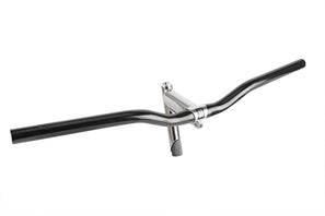 3ttt Mega Chromix Stem (90-130mm, 25.4 clamp) / Riser Handlebars black anodized (610mm, 25.4 clamp)