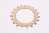 NOS Suntour Pro Compe #5 5-speed and 6-speed Cog, golden steel Freewheel Sprocket with 19 teeth from the 1970s - 1980s