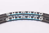 NOS Black Shimano #WH-R535 clincher rim set in 700c/622mm with 16 holes from 2001