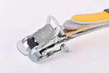NOS yellow Christophe leather toe clip straps