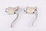 Campagnolo Super Record #4062 brake lever set with white shield logo hoods from the 1980s