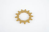NOS Golden Shimano Dura Ace 6 speed Uniglide Sprocket with 13 teeth