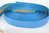 NOS/NIB 3ttt blue handlebar tape with silver end plugs from the 1980s
