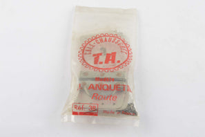 NOS Specialites T.A. Ref. 38 J. Anquetil Route nail-on shoe cleats from the 1960s - 80s NIB