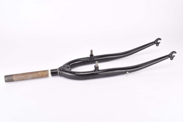 28" Black Trekking Steel Fork with Eyelets for Fenders and Low Rider