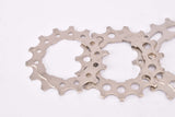 Bunch of NOS Shimano 11-speed Hyperglide (HG) Cogs / Cassette Sprockets with 14, 15, 17, 19 and 21 teeth from 2018