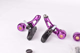 NOS purple anodized Tektro Cantilever Brake Set from the 1990s