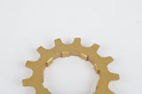 NOS Golden Shimano Dura Ace 6 speed Uniglide Sprocket with 13 teeth