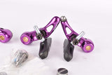 NOS purple anodized Tektro Cantilever Brake Set from the 1990s