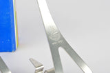 NEW Campagnolo Superleggeri "winged wheel logo" toe clips in size Large from the 1980s NOS/NIB