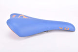 NOS Blue & Orange Pinarello labled Selle Italia XO Saddle from the 2000s