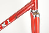 Red Chesini frame  in 59.5 cm (c-t) / 58 cm (c-c)