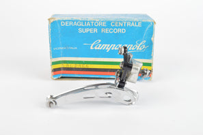 NOS/NIB 3 hole Campagnolo Super Record #0104011 Braze-on front derailleur from the 1980s