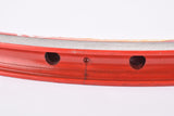 NOS Rigida DP 22 Ultimate Power (UP) red high profile aero MTB Clincher single Rim in 26"/559x16mm with 32 holes from the 1980s - 2000s