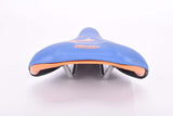 NOS Blue & Orange Pinarello labled Selle Italia XO Saddle from the 2000s