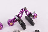NOS purple anodized Tektro Cantilever Brake Set from the 1990s