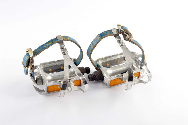 Sakae/Ringyo SR #SP-152 Pedals with Koga Miyata Toe Straps from the 1980s
